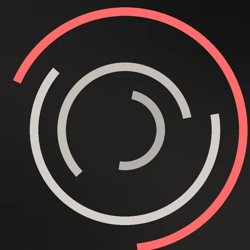 A ring with a single node at its lower left.